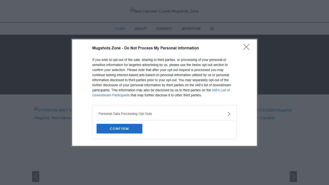 New Hanover County Mugshots Zone