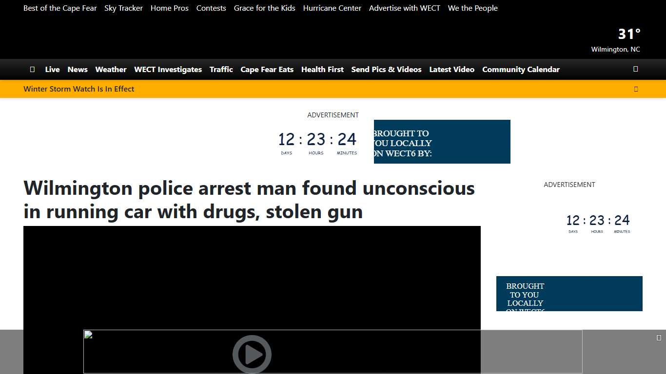 Wilmington police arrest man found unconscious in running car with drugs, stolen gun